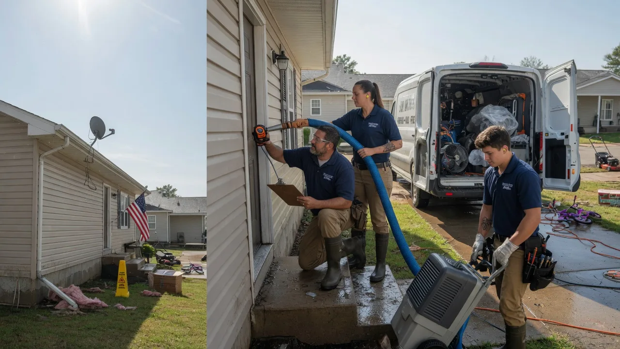 Ceiling Water Damage Restoration in Winchester, IN near me